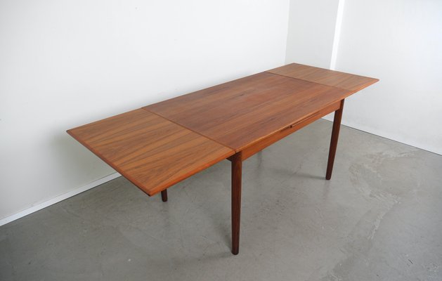 Extendable Teak Dining Table, 1960s-JV-2027167