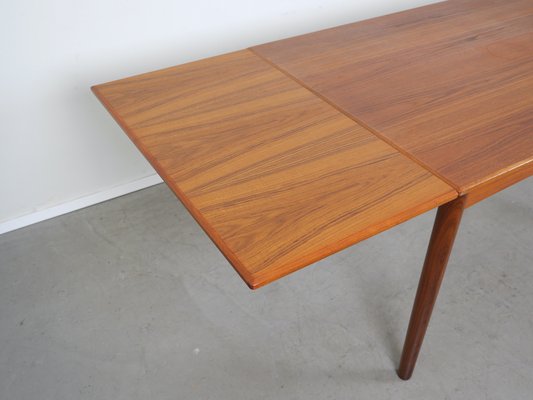 Extendable Teak Dining Table, 1960s-JV-2027167