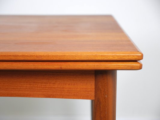 Extendable Teak Dining Table, 1960s-JV-2027167