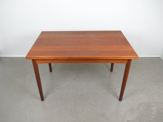 Extendable Teak Dining Table, 1960s-JV-2027167