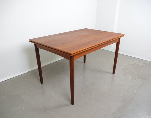 Extendable Teak Dining Table, 1960s-JV-2027167