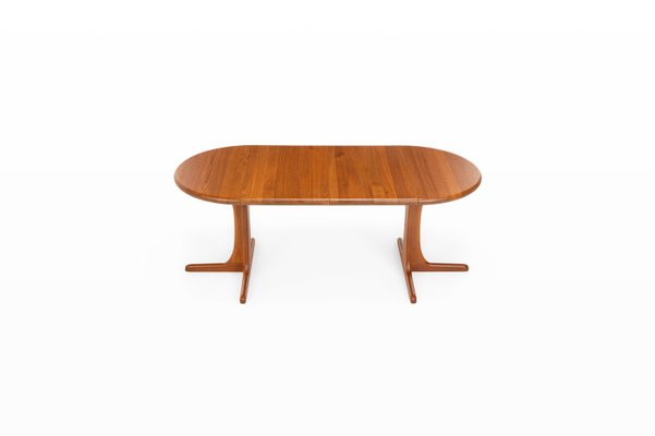 Extendable Teak Dining Table attributed to Dyrlund, Denmark, 1960s-RNH-2021563