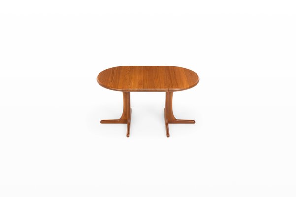 Extendable Teak Dining Table attributed to Dyrlund, Denmark, 1960s-RNH-2021563