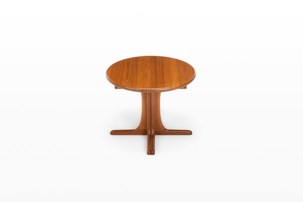 Extendable Teak Dining Table attributed to Dyrlund, Denmark, 1960s-RNH-2021563