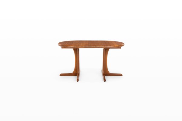 Extendable Teak Dining Table attributed to Dyrlund, Denmark, 1960s-RNH-2021563