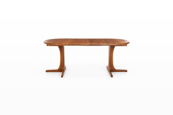 Extendable Teak Dining Table attributed to Dyrlund, Denmark, 1960s-RNH-2021563