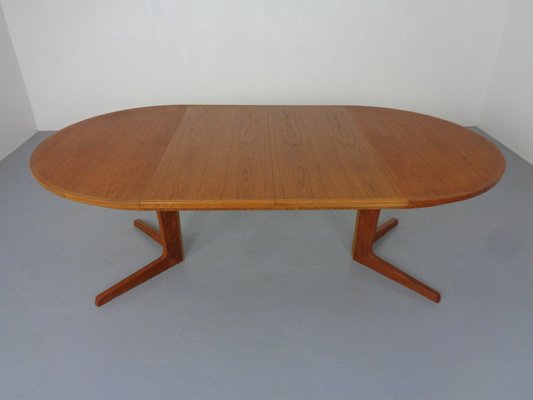 Extendable Teak Dining Table by Bernhard Pedersen & Son, Denmark, 1960s-RDW-1725351