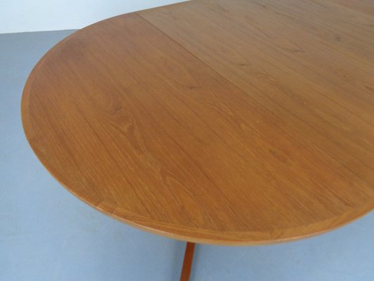 Extendable Teak Dining Table by Bernhard Pedersen & Son, Denmark, 1960s-RDW-1725351