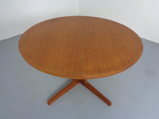 Extendable Teak Dining Table by Bernhard Pedersen & Son, Denmark, 1960s-RDW-1725351