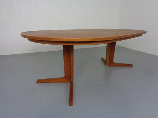 Extendable Teak Dining Table by Bernhard Pedersen & Son, Denmark, 1960s-RDW-1725351