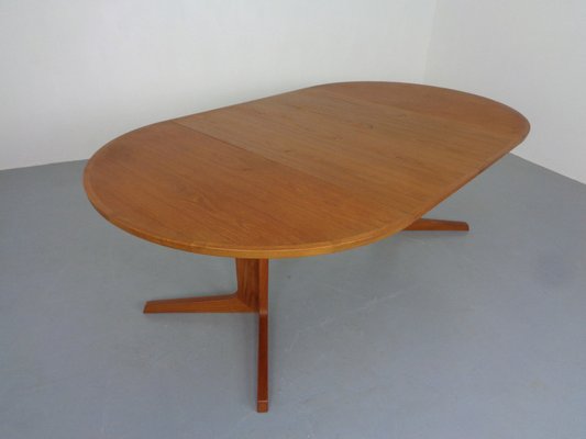 Extendable Teak Dining Table by Bernhard Pedersen & Son, Denmark, 1960s-RDW-1725351