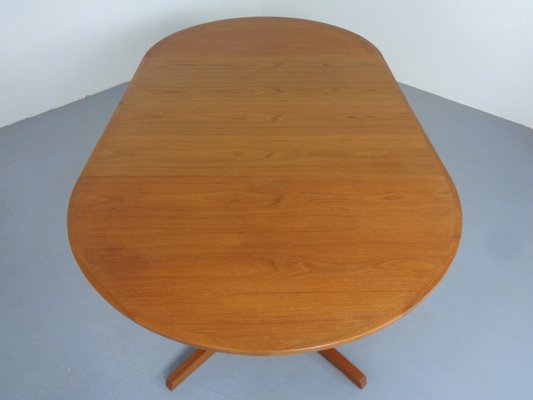 Extendable Teak Dining Table by Bernhard Pedersen & Son, Denmark, 1960s-RDW-1725351