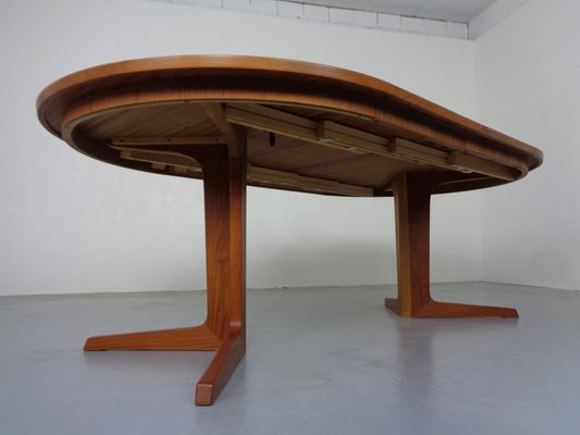 Extendable Teak Dining Table by Bernhard Pedersen & Son, Denmark, 1960s-RDW-1725351