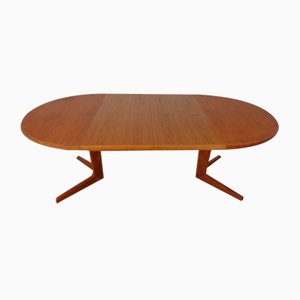 Extendable Teak Dining Table by Bernhard Pedersen & Son, Denmark, 1960s-RDW-1725351