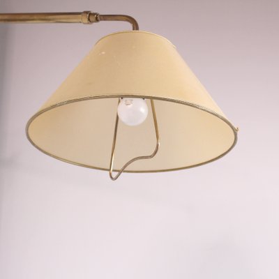 Extendable Wall Lamp in Brass Structure, 1950s-VJY-2018377