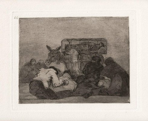 Extraña devoción! - Original Etching by Francisco Goya - 1863 1863-ZCI-756994