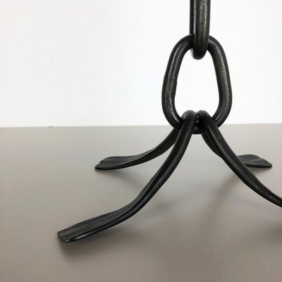 Extra Large Brutalist Sculptural Metal Candleholder, Austria-QZ-1053249