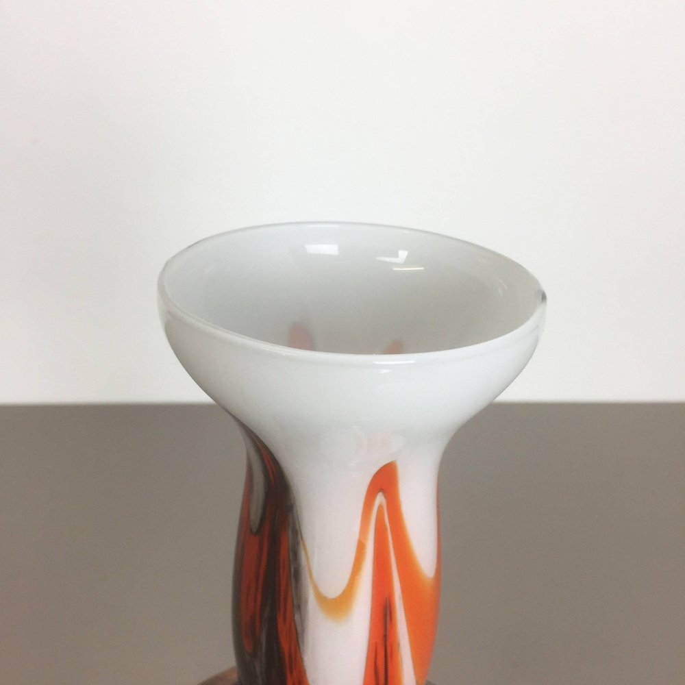 Extra Large Pop Art Opaline Florence Vase, Italy, 1970s