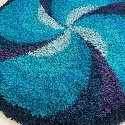 Extra Large Scandinavian High Pile Rya Rug by Ege Taepper, 1970s-QZ-1134011