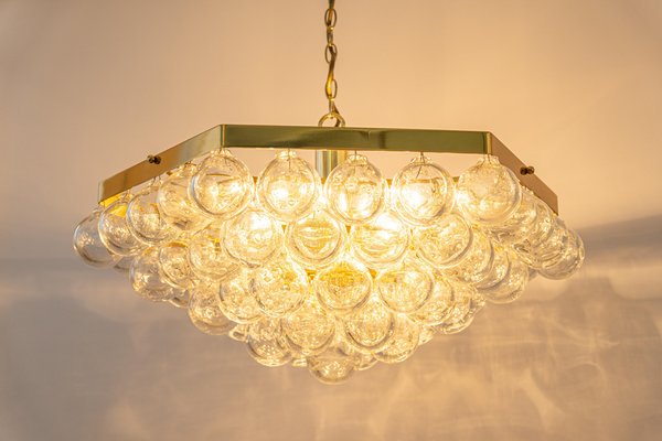 Extra Large Tulipan Glass Chandelier from Kaiser, Germany, 1960s-UGR-1176007