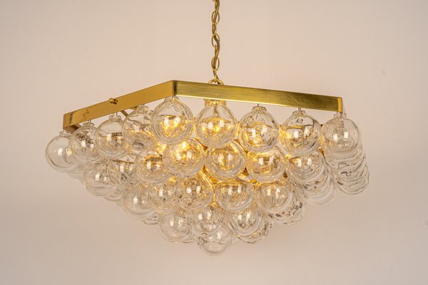 Extra Large Tulipan Glass Chandelier from Kaiser, Germany, 1960s-UGR-1176007