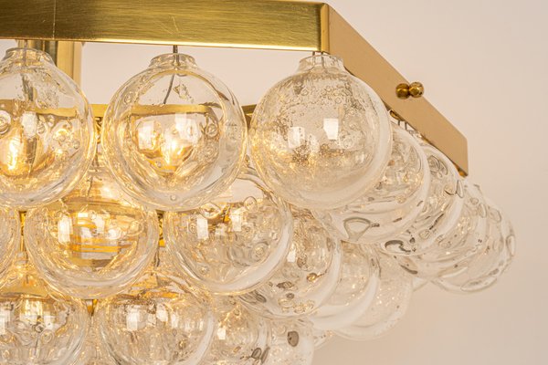 Extra Large Tulipan Glass Chandelier from Kaiser, Germany, 1960s-UGR-1176007