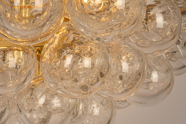 Extra Large Tulipan Glass Chandelier from Kaiser, Germany, 1960s-UGR-1176007