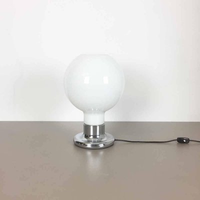 Extra Large White Murano Bubble Glass Shade Table Light from Cosack, 1970s-QZ-1143210