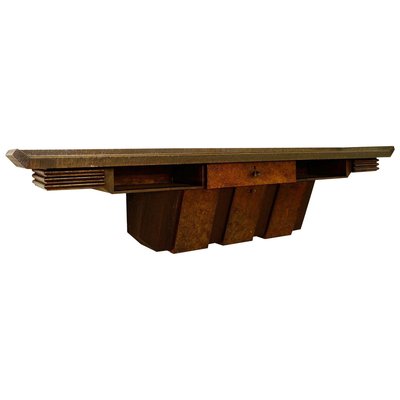 Extra Large Wood Console by Pier Luigi Colli, Italy, 1950s-FGA-922672