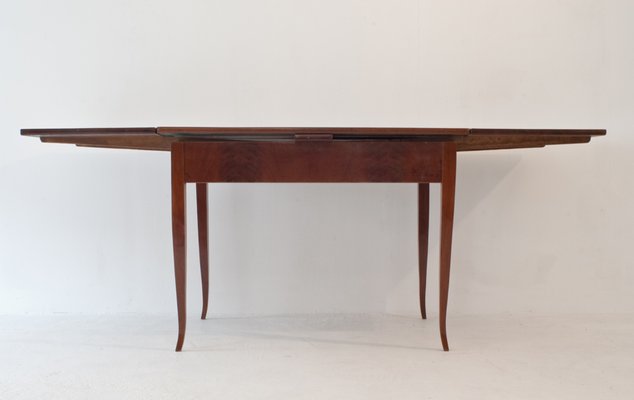 Extractive Biedermeier Dining Table With Saber Legs, Northern Germany-LPM-1193124