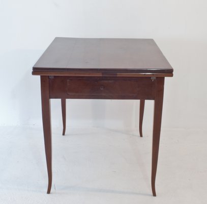 Extractive Biedermeier Dining Table With Saber Legs, Northern Germany-LPM-1193124