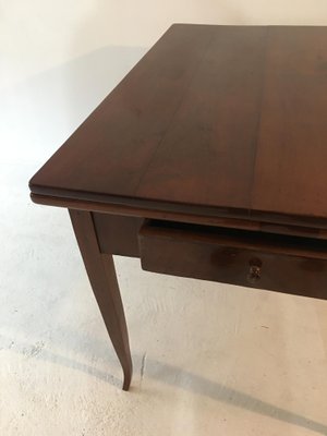 Extractive Biedermeier Dining Table With Saber Legs, Northern Germany-LPM-1193124