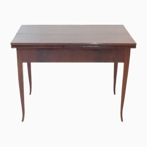 Extractive Biedermeier Dining Table With Saber Legs, Northern Germany-LPM-1193124