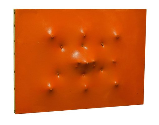 Extroversion on Orange - Enamel on Canvas by Giorgio Lo Fermo - 2016 2016-ZCI-756080