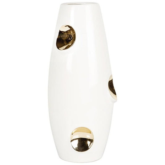 Eye Gold Ceramic Vase by Malwina Konopacka