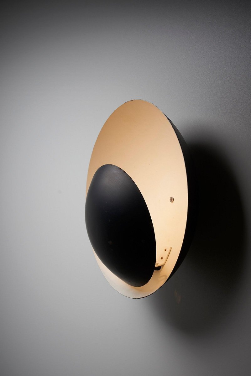 Eye Shaped Wall Sconce attributed to Bur Leuchte, 1955