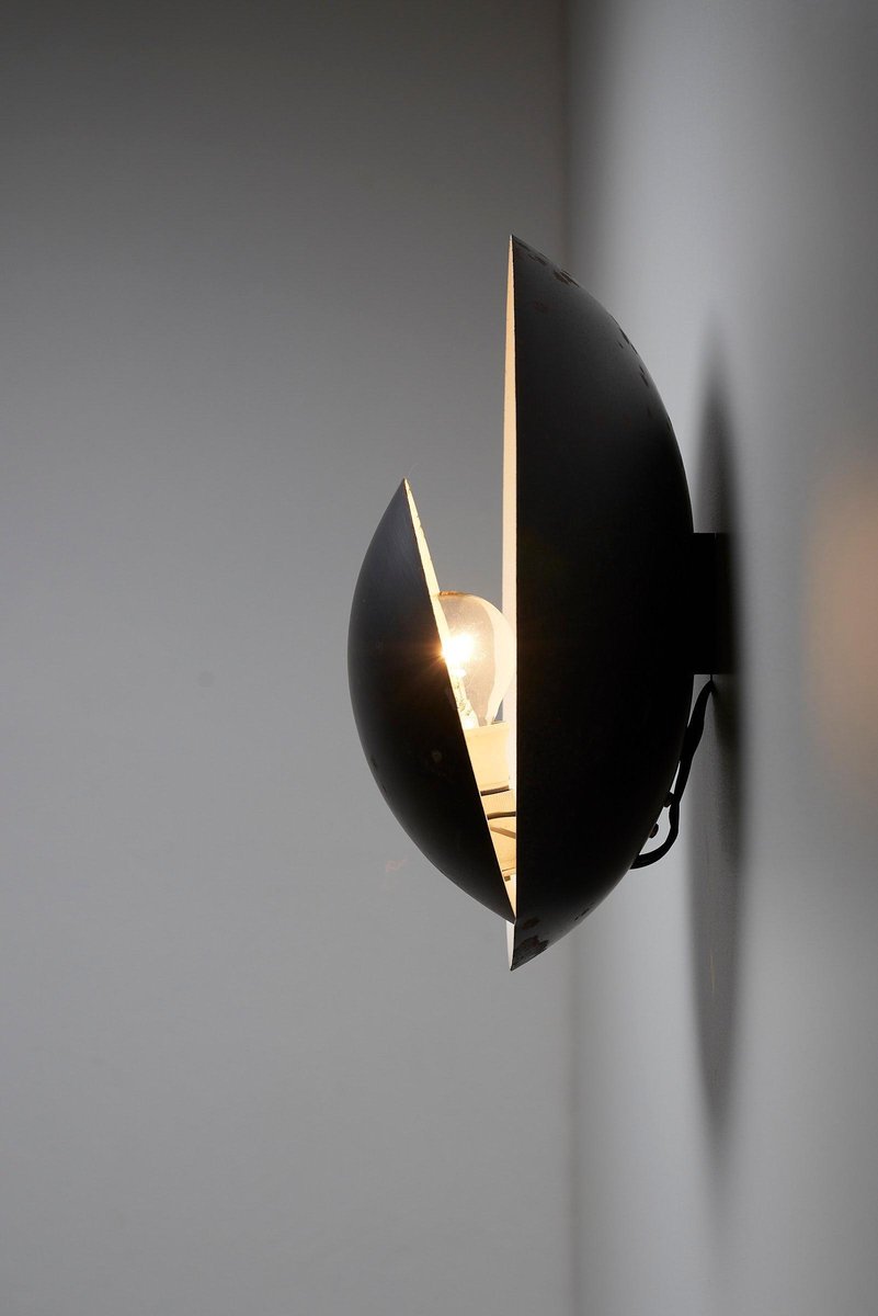 Eye Shaped Wall Sconce attributed to Bur Leuchte, 1955