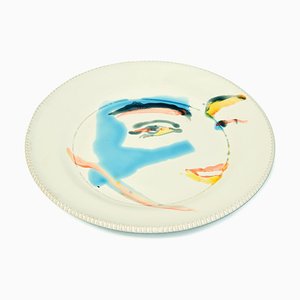 Eyes - Original Hand-made Flat Ceramic Dish by A. Kurakina - 2019 2019-ZCI-758698