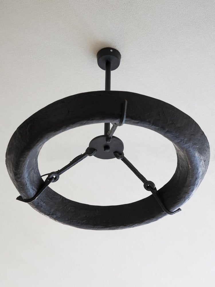 Eze Black Suspension Light by Michel Amar