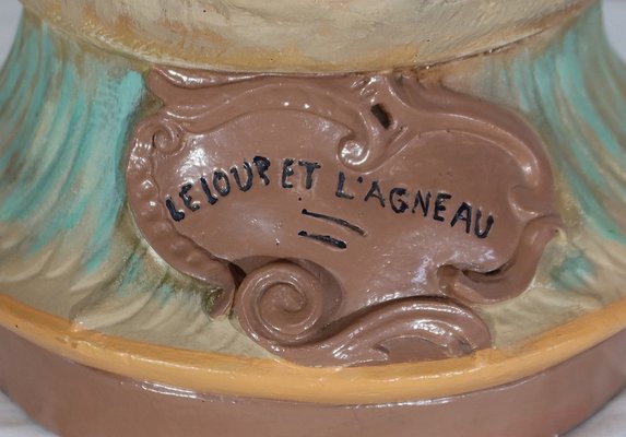 F.A. Piquemal, Le loup et l'agneau, Plaster-RVK-1153567