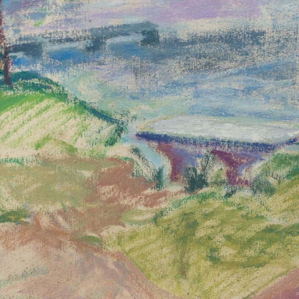 F. Canadell, Fauvist Landscape Painting, 1970s, Oil on Canvas