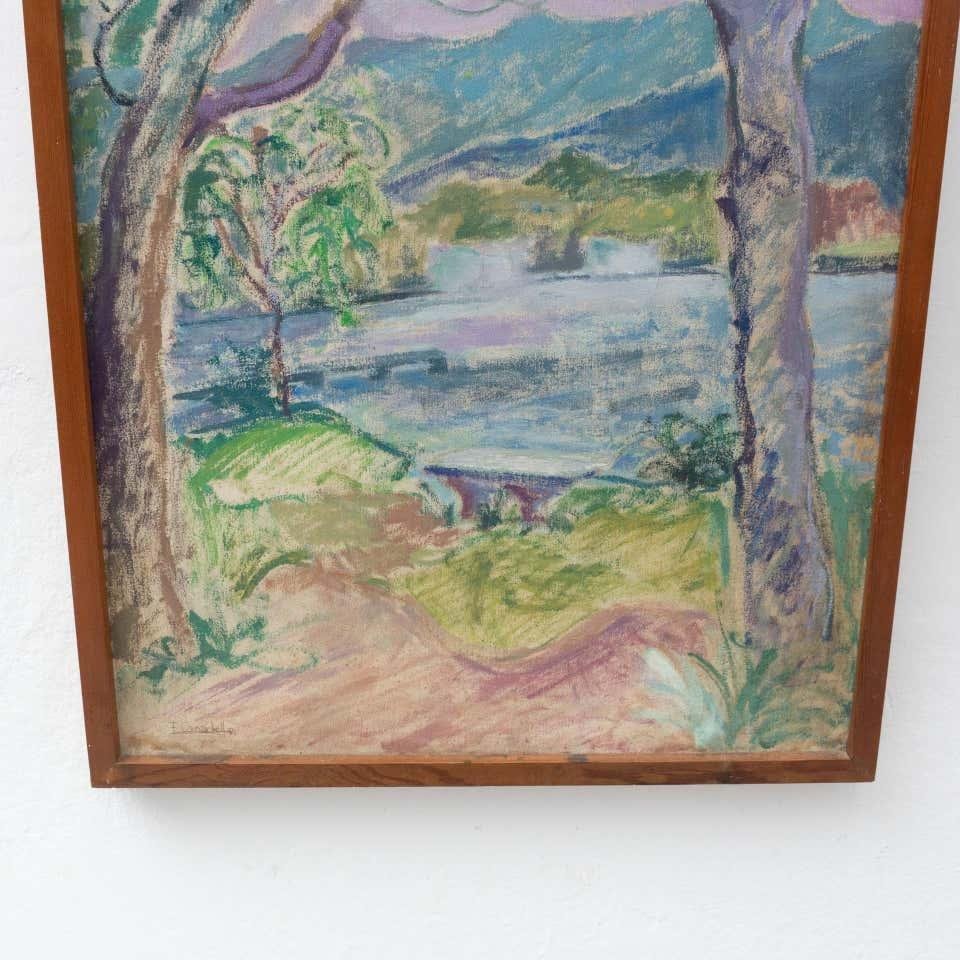 F. Canadell, Fauvist Landscape Painting, 1970s, Oil on Canvas