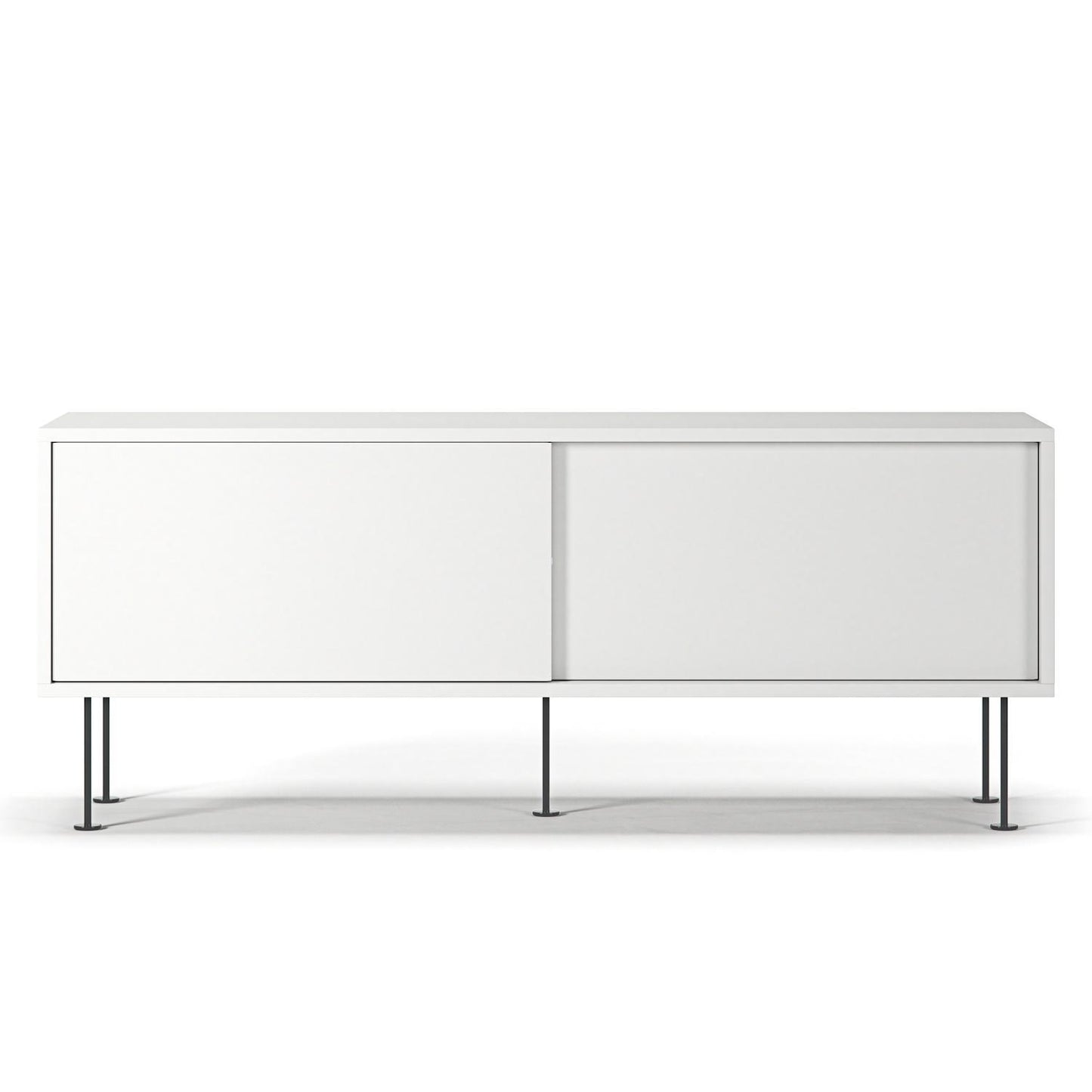 Decotique Vogue TV Bench With Legs 136 White/ Black