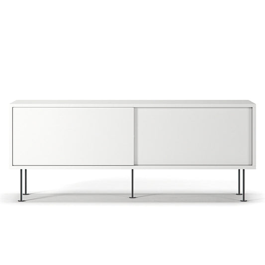 Decotique Vogue TV Bench With Legs 136 White/ Black