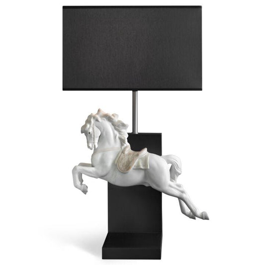 Horse on Pirouette Table Lamp (CE) by Lladró