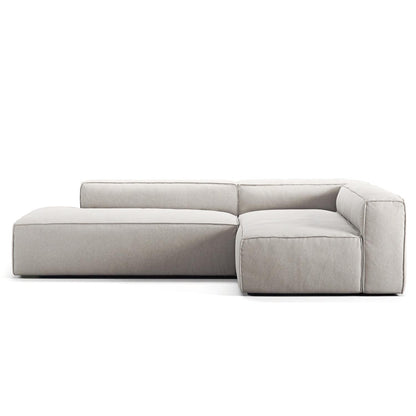Decotique Grand 3-Seater Lounge Sofa Open End Left Moonwhite