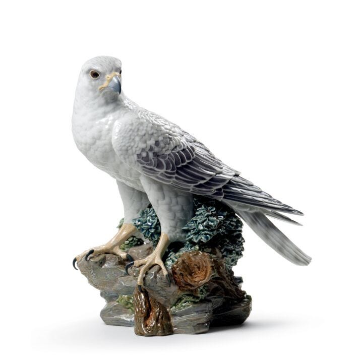 Gyrfalcon Sculpture by Lladró