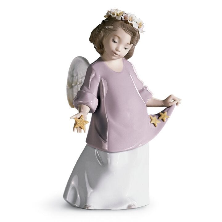 Heavenly Stars Angel Figurine by Lladró