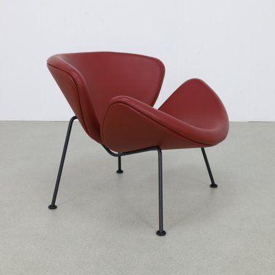 F437 Lounge Chair in Leather by Pierre Paulin for Artifort-RZV-2042184