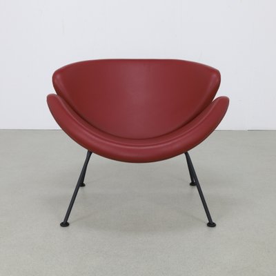 F437 Lounge Chair in Leather by Pierre Paulin for Artifort-RZV-2042184